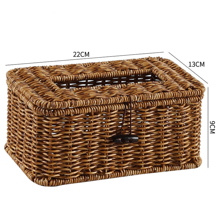 Decoratieve handgeweven opbergdoos