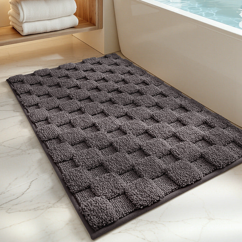 Pluche Textuur Badmat