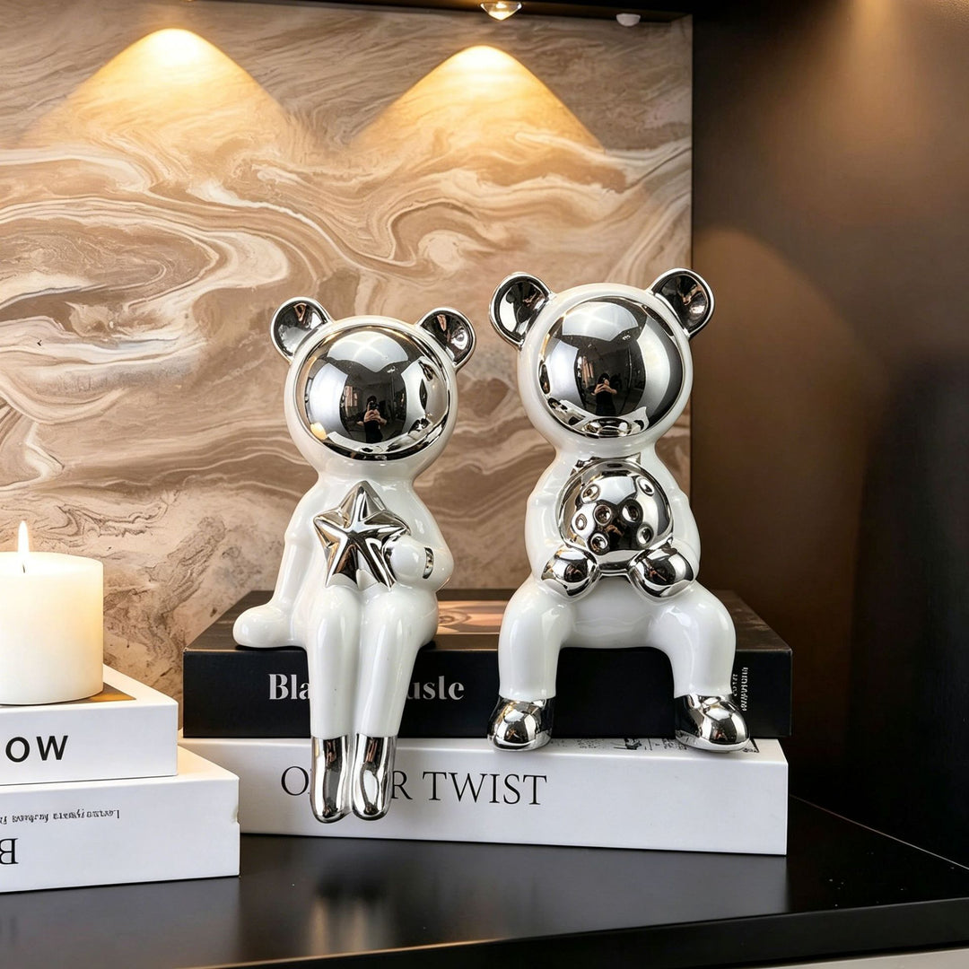 Decoratieve Beer Standbeeld voor Huisdecoratie Tentoonstelling