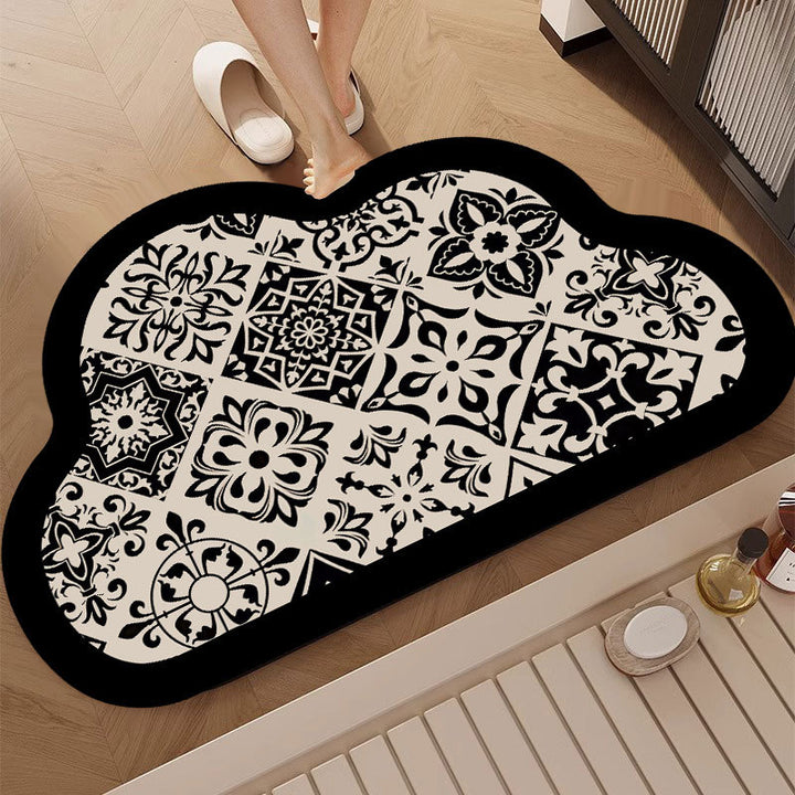 Cloud-Vormige Decoratieve Badmat