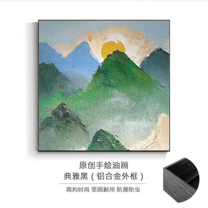 Majestueus Berglandschap Canvas Art