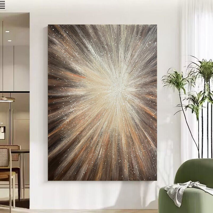 Abstract Burst Canvas Kunstwerk
