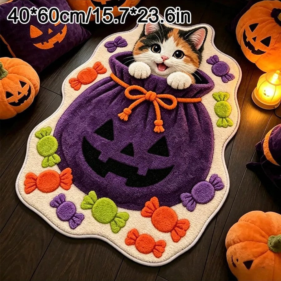 Schattige Kat-Thema Pluche Badmat