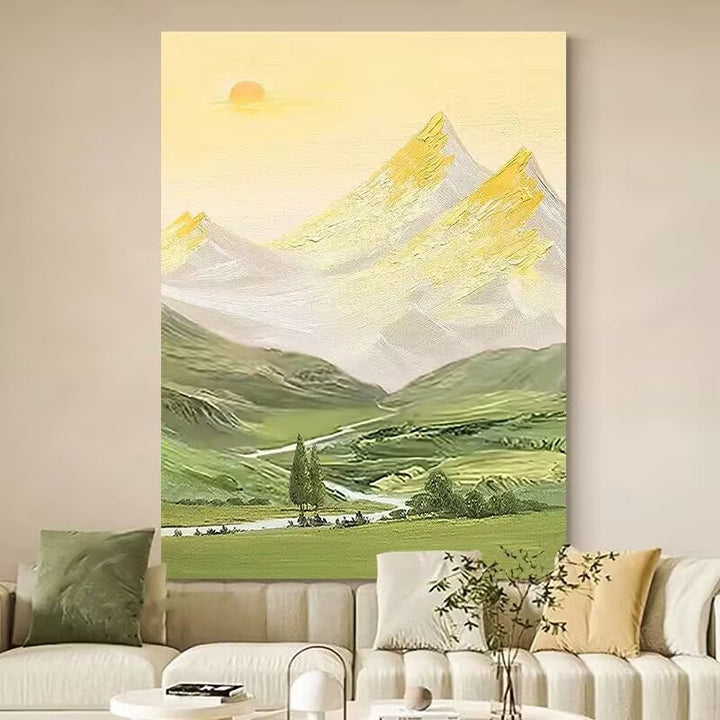 Schilderachtig Landschap Canvas Kunst
