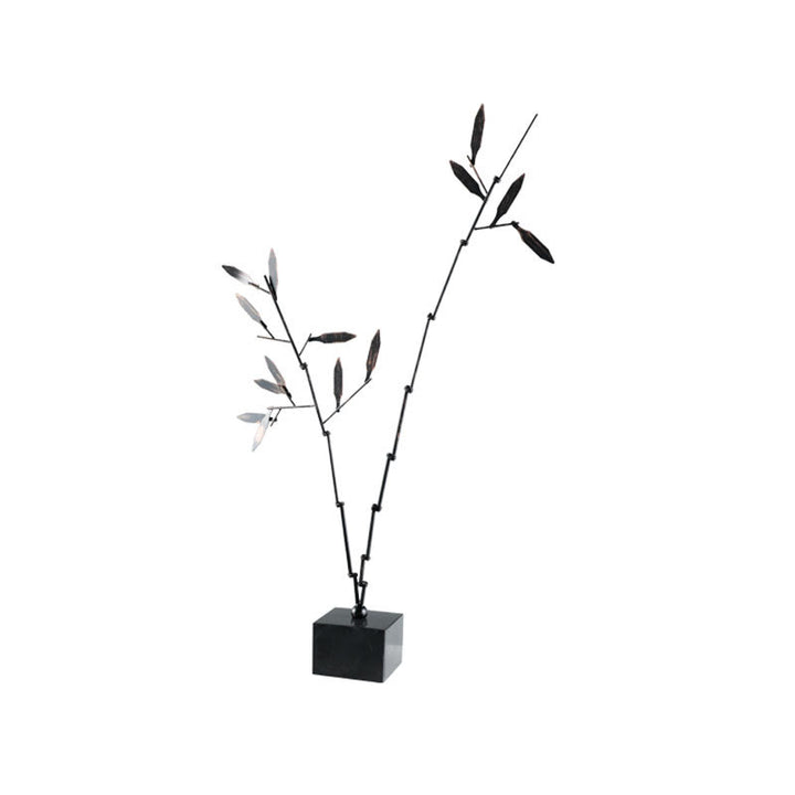 Moderne Abstracte Metalen Planten Sculptuur