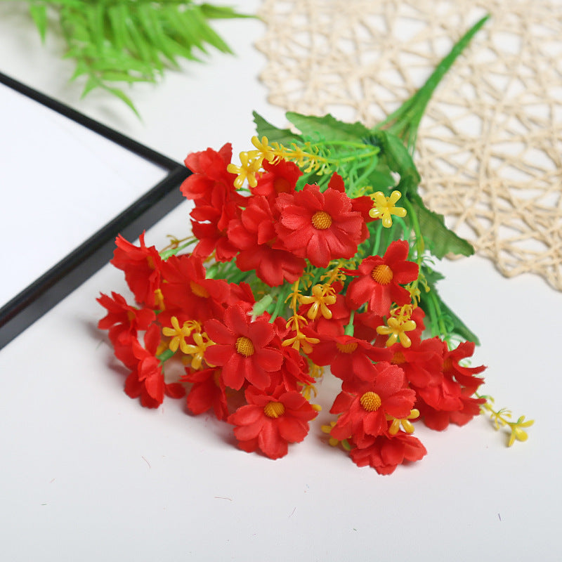 Levensechte Stoffen Bloemenboeket
