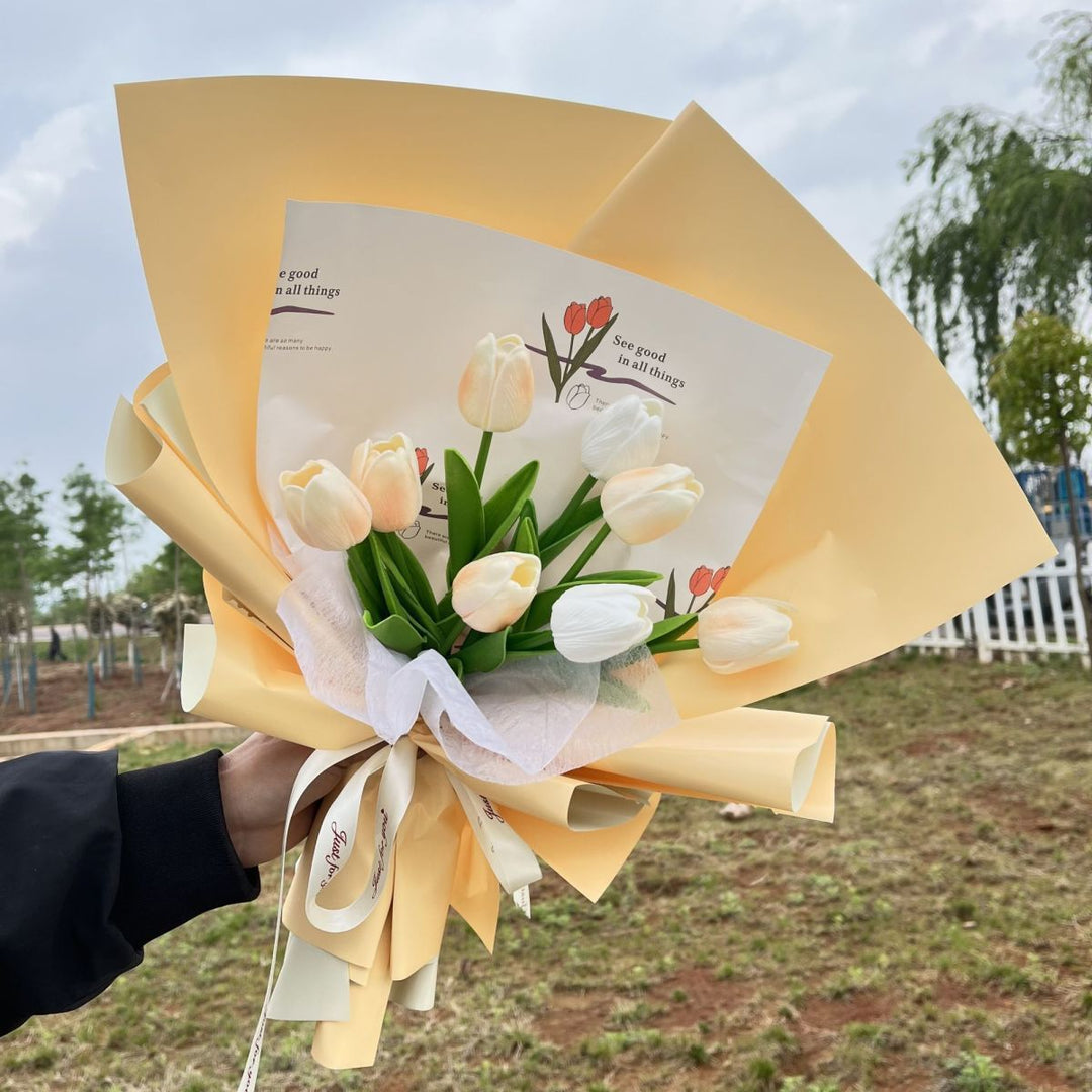 Decoratieve Kunstmatige Tulpenboeket