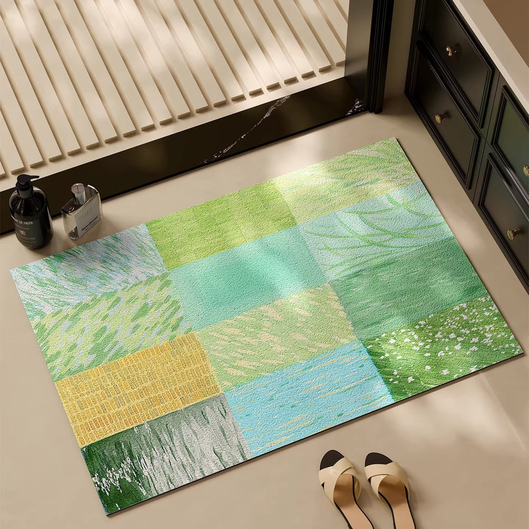 Textured Patchwork Badmat