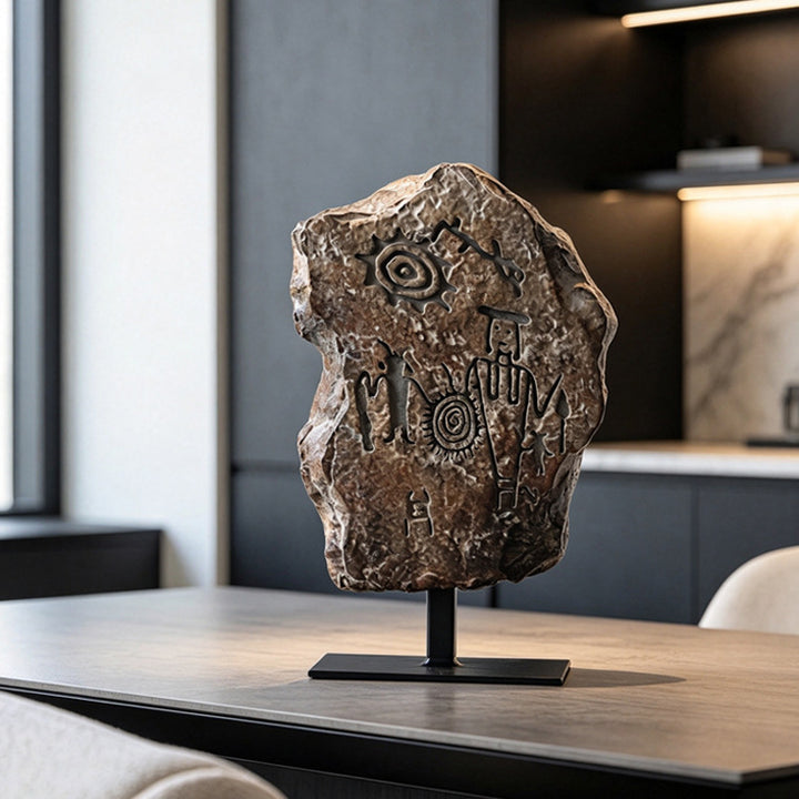 Elegante Decoratieve Steen Sculptuur