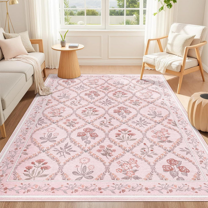 Bloemenpatroon Vloerkleed