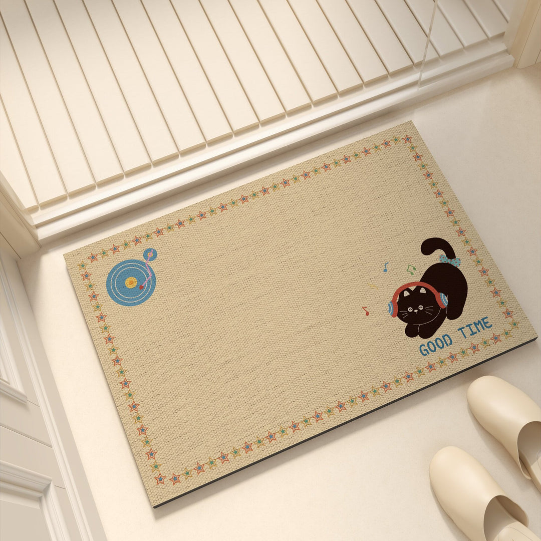 Speelse honden-themed badmat