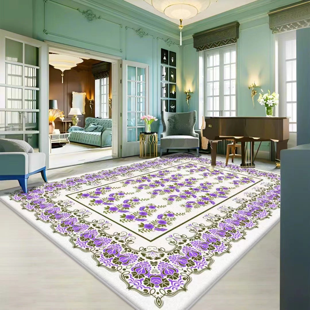 Decoratieve Bloemen Tapijt