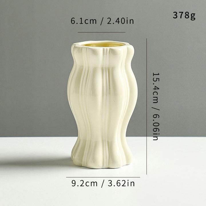 Elegante Decoratieve Keramische Bloemenvaas