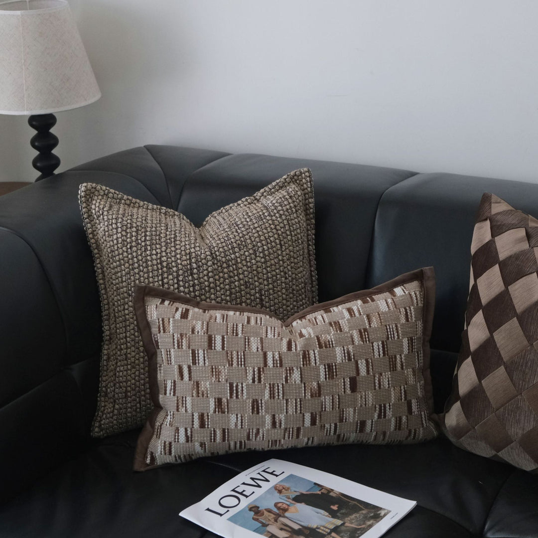 Textured Woven Accent Kussen voor Sofa Decor