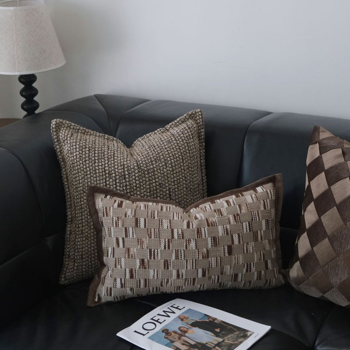 Textured Woven Accent Kussen voor Sofa Decor