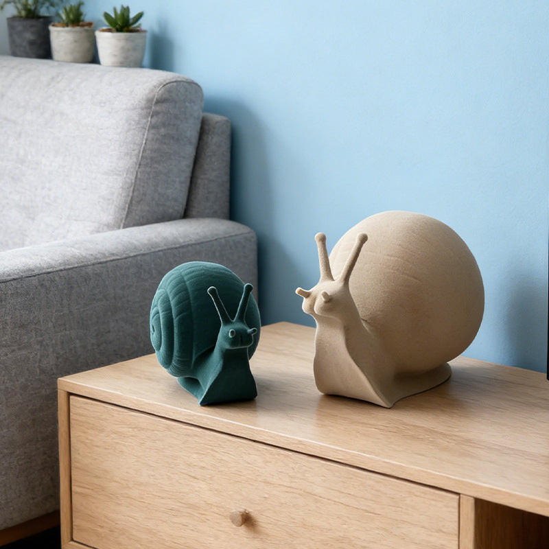 Speelse Slak Decoratieve Sculptuur