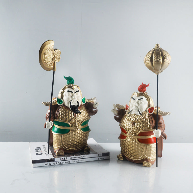 Decoratieve Krijger Beeldje