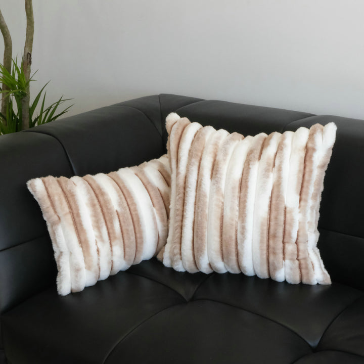 Pluche Gelaagde Decoratieve Kussen