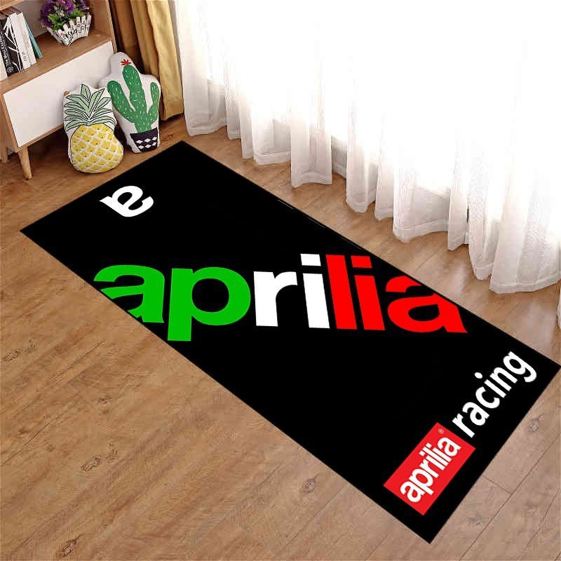 Motorcycle-Themed Area Mat