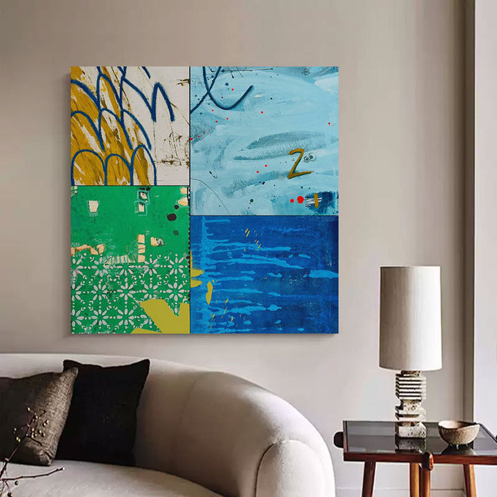 Abstract Expressionistische Canvas Kunst