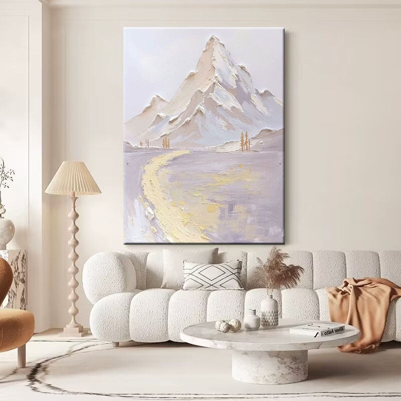 Abstract Mountain Landscape Canvas Kunstwerk