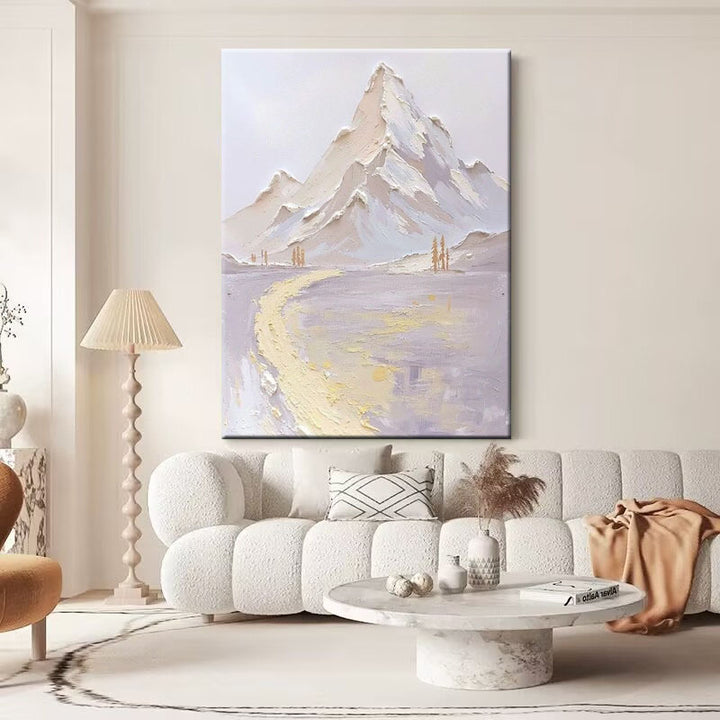 Abstract Mountain Landscape Canvas Kunstwerk
