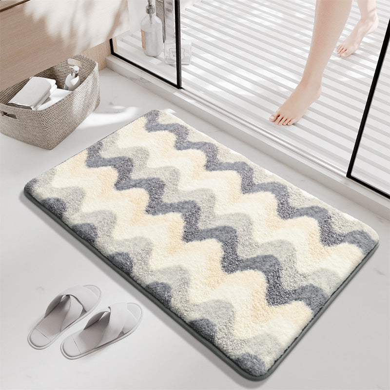 Moderne Golfpatroon Badmat