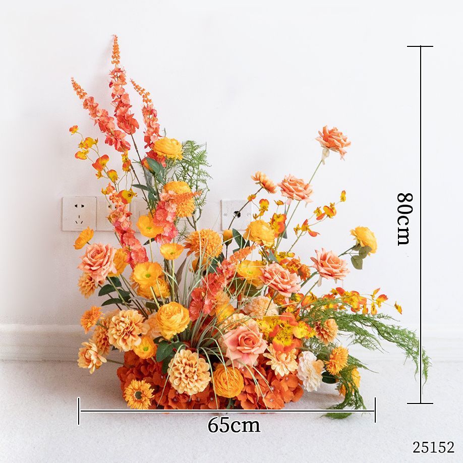 Vibrant Floral Muurdecoratie