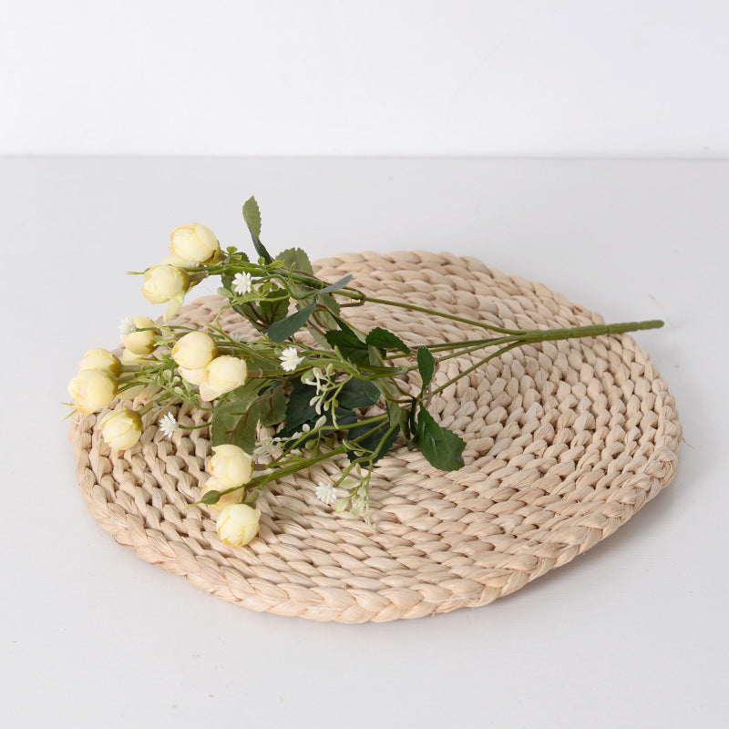 Elegante Faux Bloemen Rozensteel