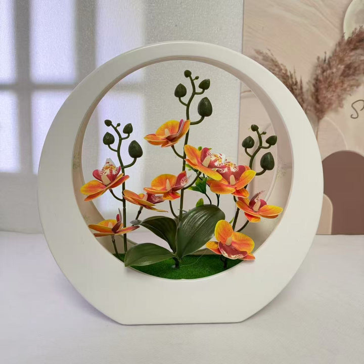Elegant Decoratieve Orchidee Plant Display voor Thuisdecoratie