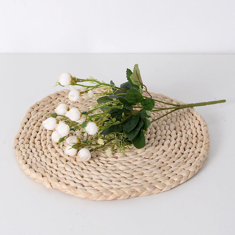 Elegante Faux Bloemen Rozensteel