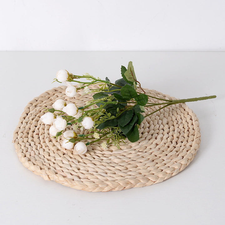 Elegante Faux Bloemen Rozensteel