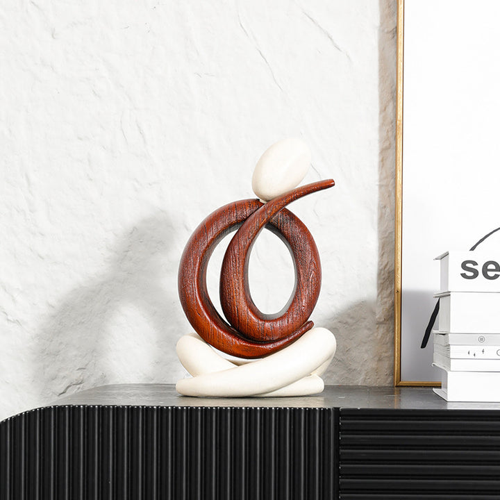 Decoratieve Abstracte Menselijke Figuur Sculptuur