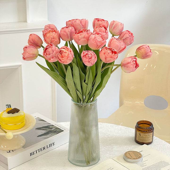 Levensecht Decoratief Zijden Tulpenboeket