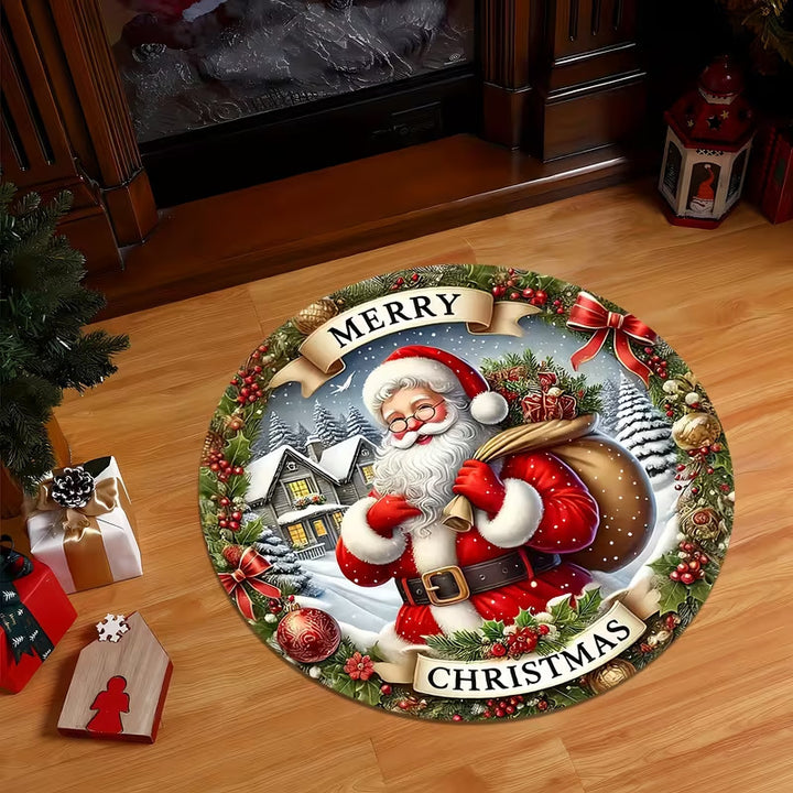 3D Kerstthema Tapijt