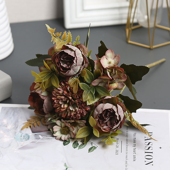 Decoratieve Bloemrijke Arrangement voor Thuisdisplay