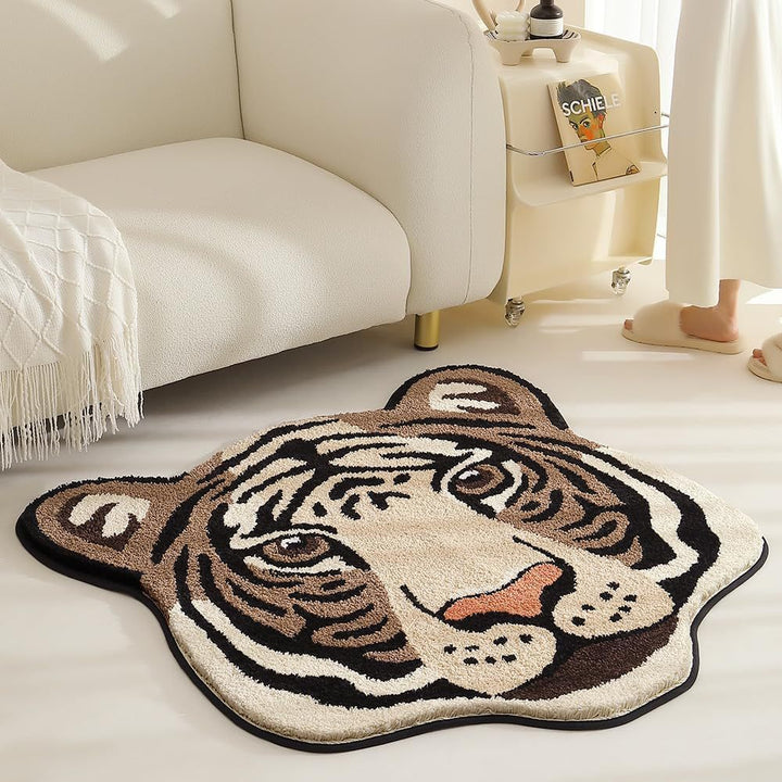 Leopard-Thema Pluche Vloerkleed