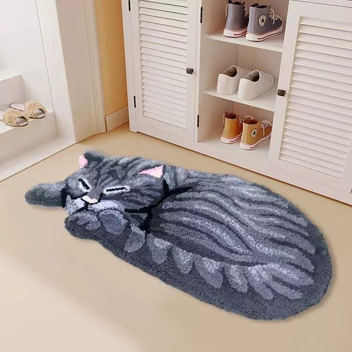 Schattige Kat-Vormige Badmat