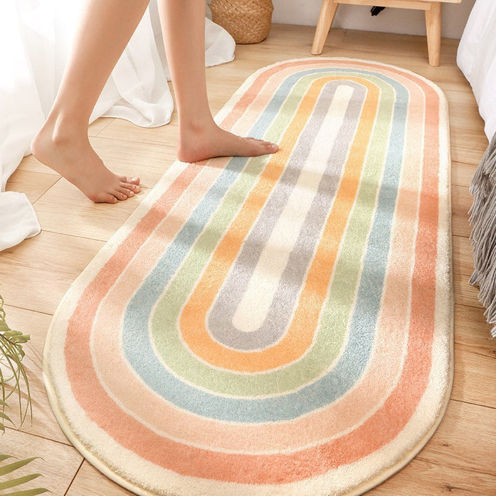 Zachte Pluche Decoratieve Loper Mat