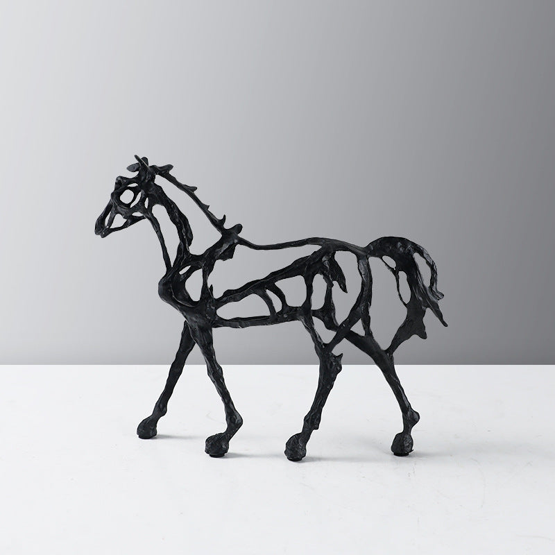 Artiest Paard Beeldhouwwerk Sculptuur