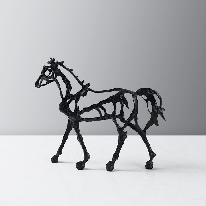 Artiest Paard Beeldhouwwerk Sculptuur