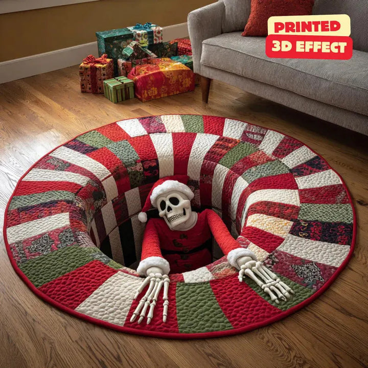 3D Effect Puppy-Themed Pluche Vloermat
