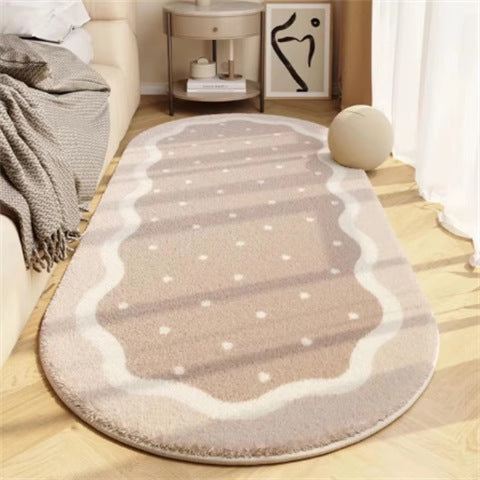 Zachte Pluche Decoratieve Vloerkleed