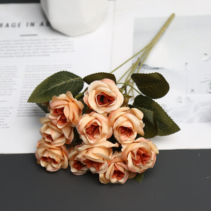 Decoratieve Zijde Rozenboeket voor Woondecoratie