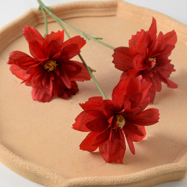 Decoratieve Stoffen Bloem Steel Arrangement