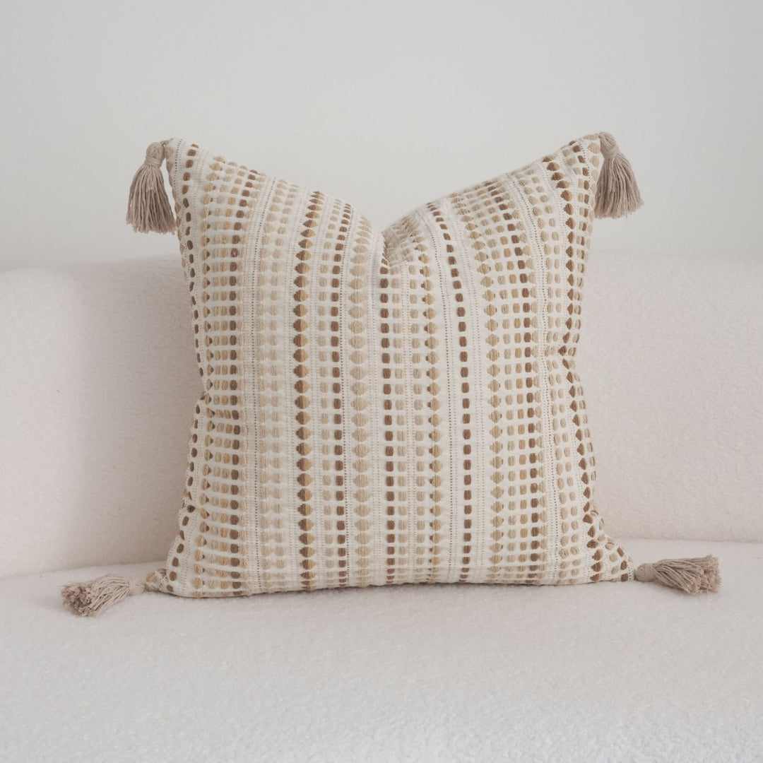 Textured Woven Throw Pillow voor Sofa Decor