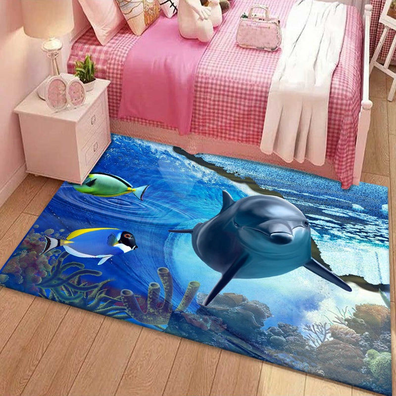 Koraalrif Oceaan Scène Tapijt