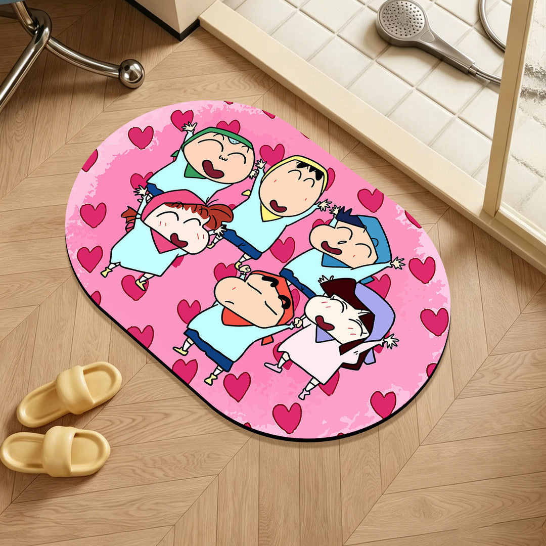 Pluche Badkamer Vloermat