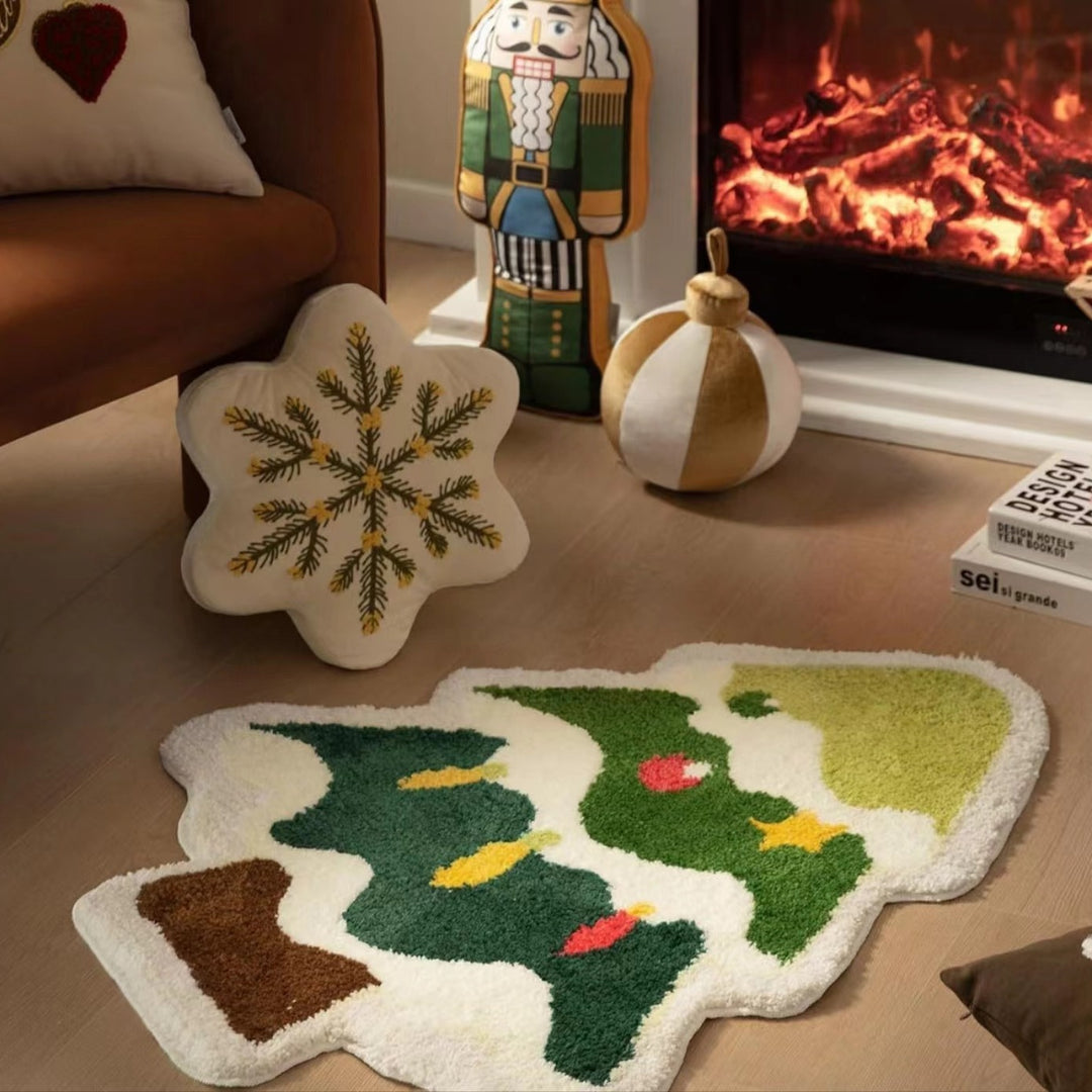 Winter-Themed Pluche Badmat