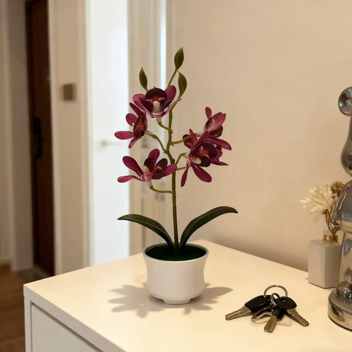 Realistische Orchidee Decoratieve Plant